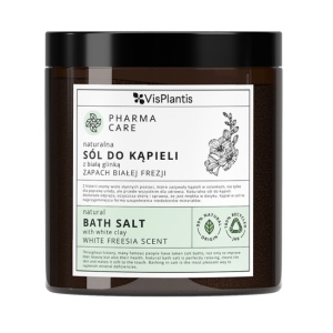 VisPlantis Naturalna sól do kąpieli z białą glinką, zapach białej frezji 800 g