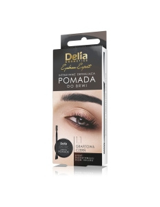 Delia Cosmetics Eyebrow Expert Intensywnie definiująca pomada do brwi 1.1 grafitowa czerń