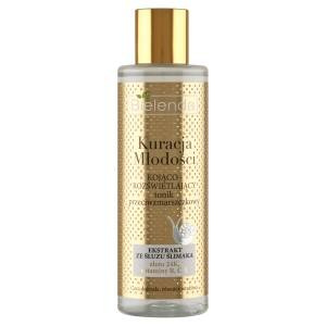 Bielenda Kuracja Młodości Beruhigendes und Aufhellendes Anti-Aging-Gesichtswasser 200 ml