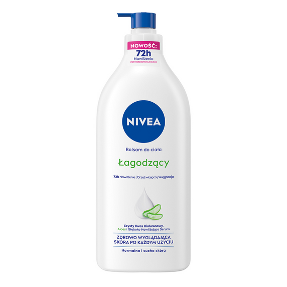 Nivea Beruhigende Körperlotion, feuchtigkeitsspendendes Power-Serum mit Aloe, 625 ml