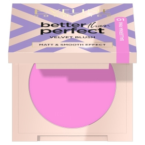 Better Than Perfect Velvet Blush Róż, 01 ballerina pink