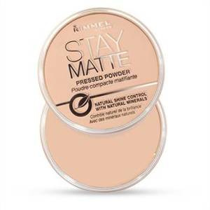 Rimmel Stay Matte 006 Warm Beige – puder prasowany 14 g | Mat i gładkość na co dzień
