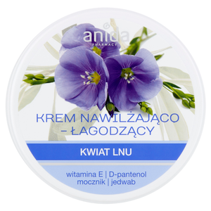 Anida Pharmacy Krem nawilżająco-łagodzący kwiat lnu 125 ml