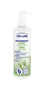 On Line Ziołowy Krem do stóp Regenerate 190ml