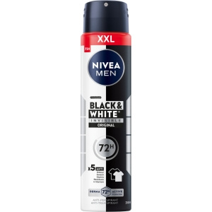 Nivea MEN Black & White Invisible Men's antiperspirant spray 250 ml