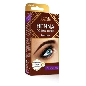 Joanna Henna für Augenbrauen und Wimpern Creme 3.0 Dunkelbraun