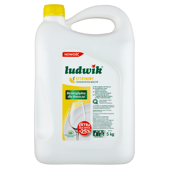 Ludwik Lemon Dishwashing Liquid 5kg