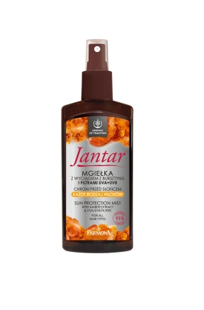 Jantar Mgiełka z wyciągiem z bursztynu i filtrami UVA+UVB 200ml