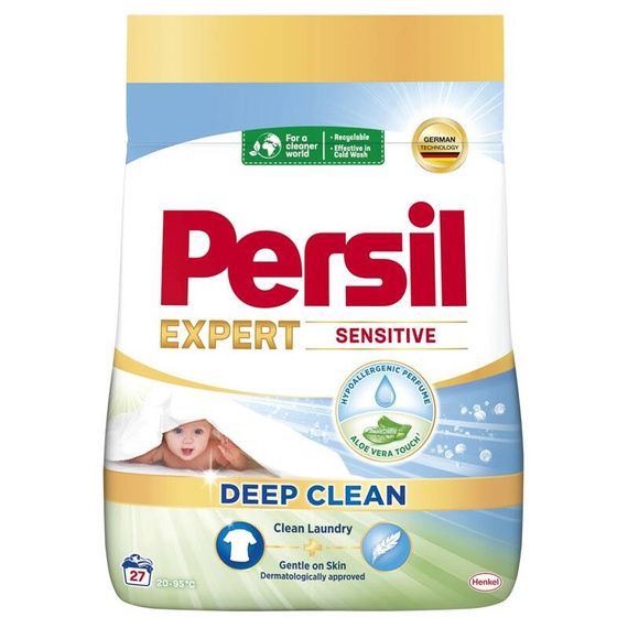 Persil Expert Sensitive Waschpulver für weiße Textilien 1,485 kg (27 Wäschen)