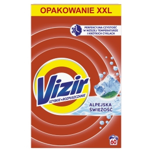 Vizir Alpine Fresh Waschpulver, 60 Wäschen
