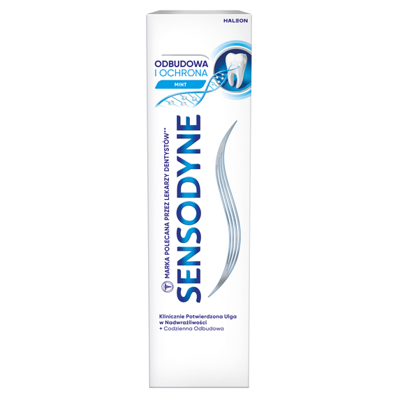 Sensodyne Mint Zahnpasta für medizinische Geräte mit Fluorid-Wiederherstellung und -Schutz, 75 ml