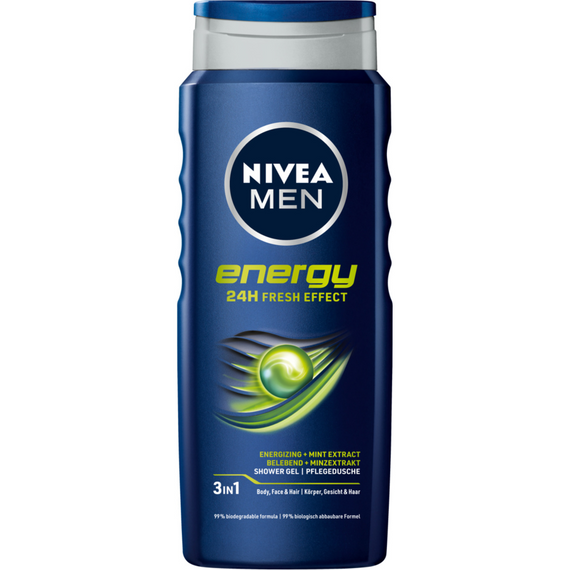 Nivea MEN Energy Shower Gel for Men 500 ml