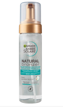GARNIER AMBRE SOLAIRE Natural Bronze samoopalacz w piance Medium 200ml