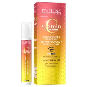 Vitamin C 3 x action Brightening and cooling eye serum in a roll-on