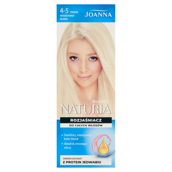 Joanna Naturia blond Rozjaśniacz do całych włosów 4-5 tonów