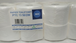 PAPIER TOALETOWY 24 szt 2W 50M 24 ROLKI JUMBO MEGA 360 PRO