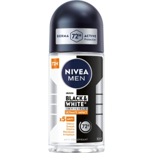 Nivea MEN Black&White Invisible Ultimate Impact Antiperspirant roll-on 50ml