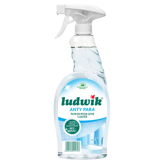 Ludwik Płyn do mycia szyb i luster anty para 600 ml