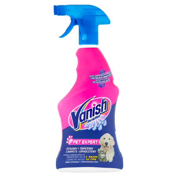 Vanish Oxi Action Pet Expert Spray czyszczący do dywanów i tapicerek 500 ml