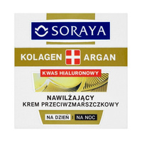  Soraya KOLAGEN+ARGAN Przeciwzmarszczkowy krem nawilżający na dzień i na noc 50 ml