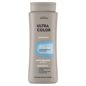 Joanna Ultra Color Szampon włosy blond rozjaśniane i siwe 400 ml