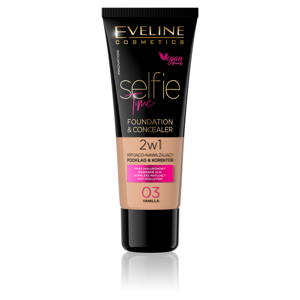 Selfie Time 2in1 Covering - Moisturizing Foundation & Concealer No. 03 Vanilla