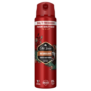 Old Spice Bearglove Deodorant Spray For Men, 150ml, 48H Freshness, 0% Aluminum