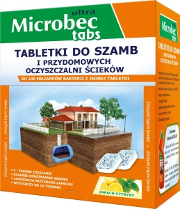 Microbec ultra tabletki Preparat do szamb i przydomowych oczyszczalni ścieków