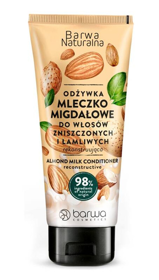 BARWA Odżywka Mleczko Migdałowe rekonstruująca Barwa Naturalna 200 ml