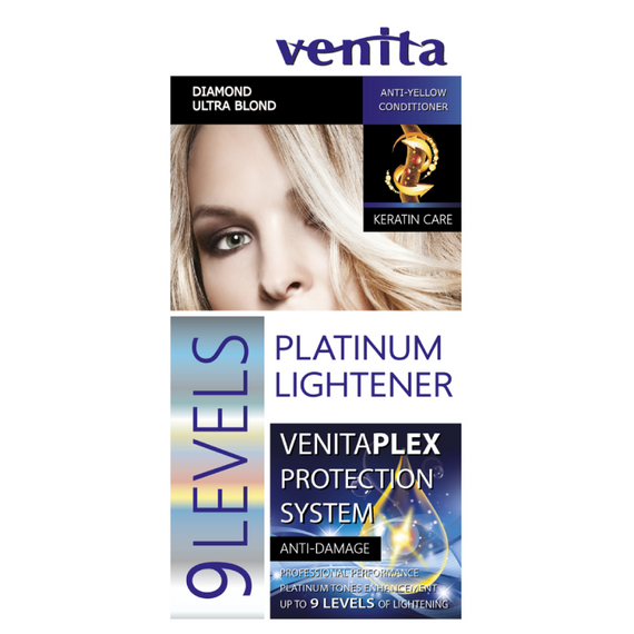 VENITA PLATINUM LIGHTENER PLATINUM HAIR LIGHTENER WITH VENITA PLEX PROTECTION SYSTEM