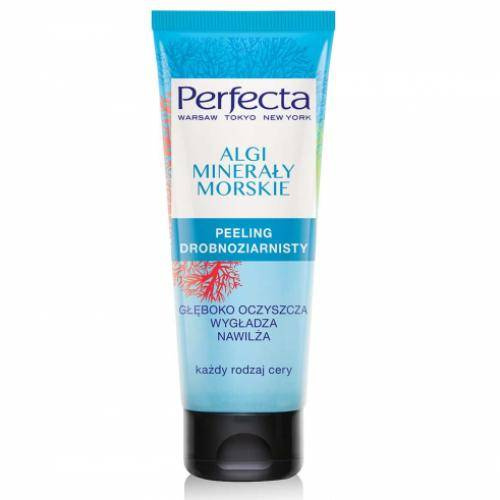 PerfectaOczyszczanie Peeling drobnoziarnisty do każdego rodzaju cery Algi i minerały morskie 75 ml