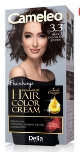 Farba do włosów CAMELEO OMEGA + 3.3 Czekoladowy Brąz / Dark Chocolate Brown