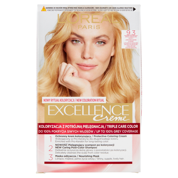 L'Oréal Paris Excellence Hair dye very light golden blonde 9.3