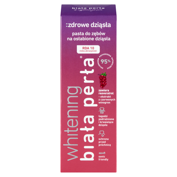 Weiße Perła Zahnpasta für gesundes Zahnfleisch 75 ml