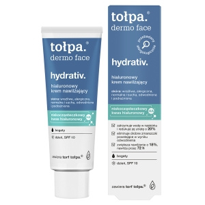 tołpa dermo face hydrativ. hialuronowy krem nawilżający, bogaty, SPF 10, 40 ml