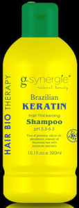 G-SYNERGIE Brazilian Keratin Szampon zwiększający objętość, 300 ml