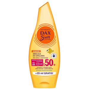 DAX SUN, EMULSJA DO OPALANIA DLA DZIECI I NIEMOWLĄT, SPF50+, 175 ML