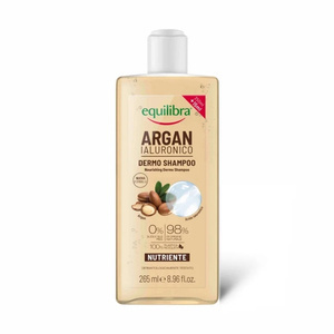 equilibra Odżywczy szampon argan i kwas hialuronowy 265 ml