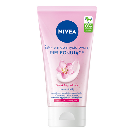 Nivea Sanfte reinigende Gesichtswaschgel-Creme für trockene und empfindliche Haut 150 ml