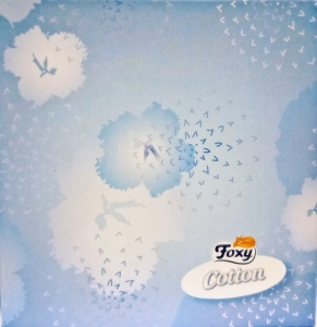 Chusteczki higieniczne bezzapachowe Foxy Cotton 3 warst. 60 szt.