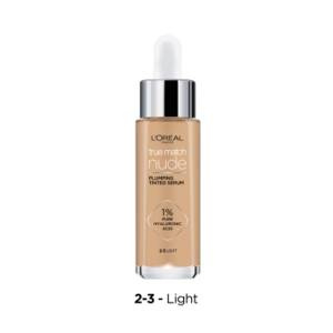 L'Oreal Paris True Match Nude 2-3 Light skoncentrowane serum w podkładzie 30ml