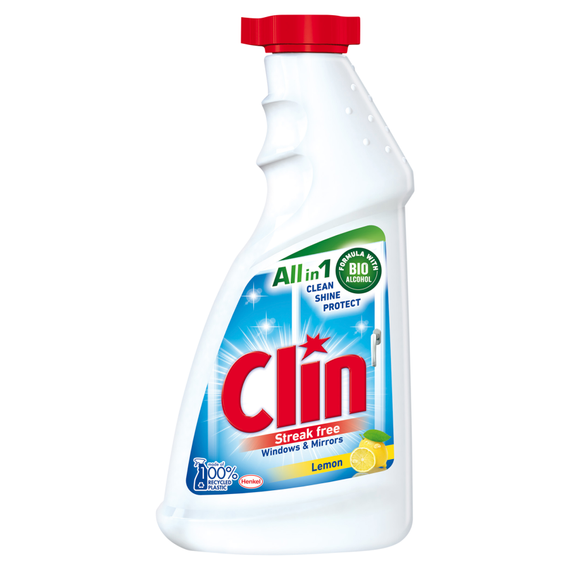 Clin Lemon Liquid zur Reinigung von Glasoberflächen 500 ml