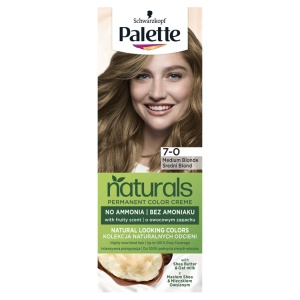 Palette Permanent Naturals Color Creme Permanent hair dye 400 7-0 medium blonde