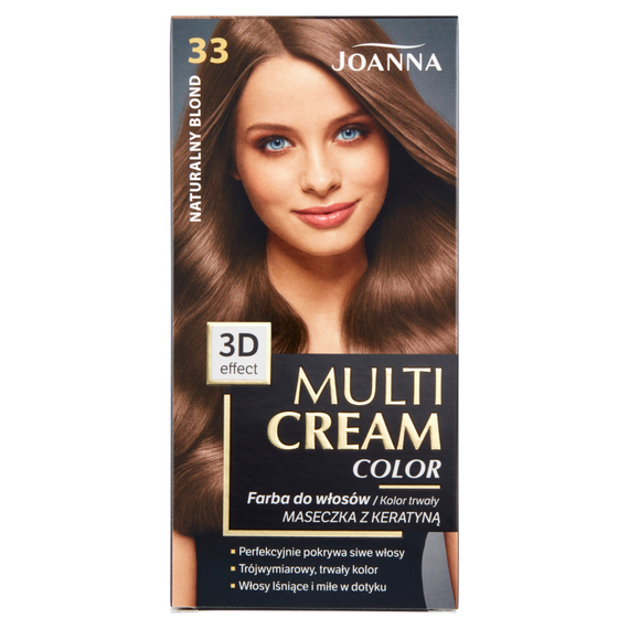 Joanna Multi Cream Color Farba do włosów naturalny blond 33