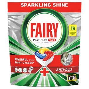 All In One Fairy Platinum Plus Zitrone Geschirrspültabs, 114 Tabs