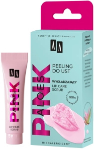 AA Aloes Pink smoothing lip care scrub 10g
