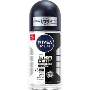 Nivea MEN Antyperspirant w Kulce Black&White Invisible Original 50 ml
