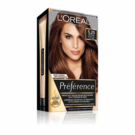 L'Oréal Paris Préférence Hair Dye Frosty Brown 5.25 Antigua