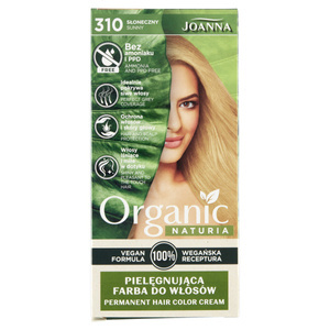 Joanna Naturia Organic Pielęgnująca farba do włosów słoneczny 310