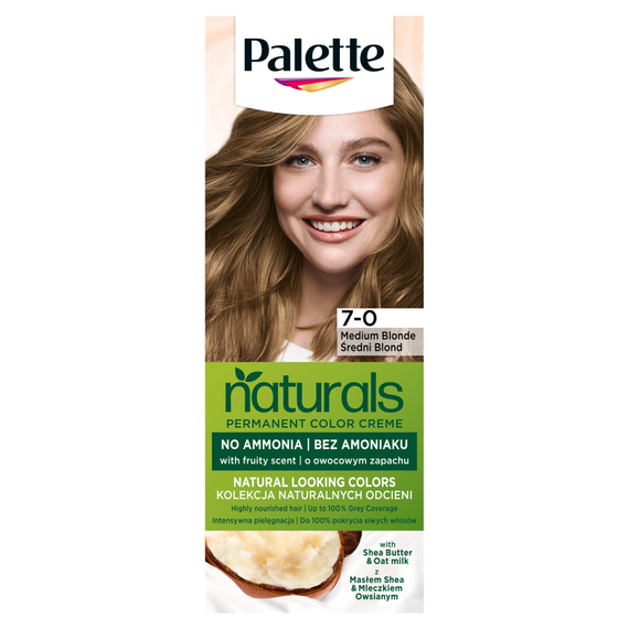 Palette Permanent Naturals Color Creme Permanente Haarfarbe 400 7-0 Mittelblond